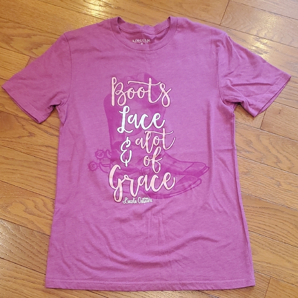 Lincoln Outfitters Purple Short Sleeve Tee